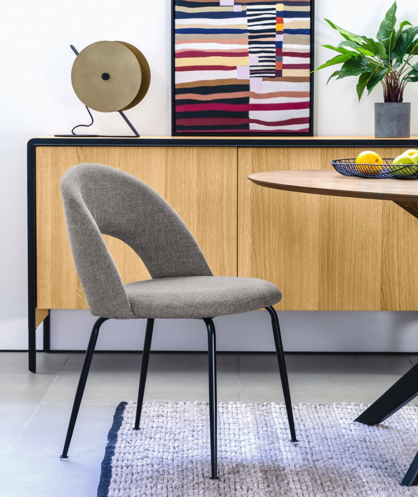 Стул La Forma Mahalia 51 x 52 x h79 см, светло-серый