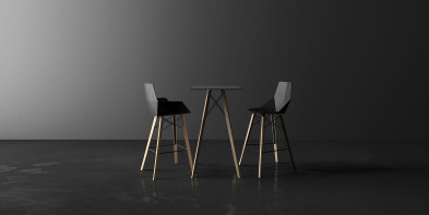 Столики Vondom Faz Wood Higt