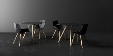 Столики Vondom Faz Wood Higt