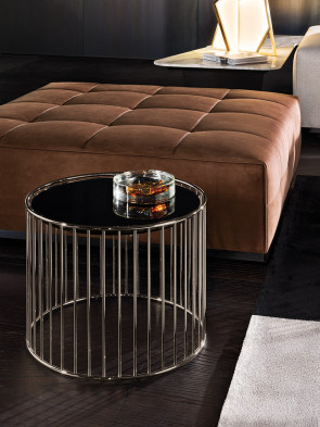 Журнальный стол Minotti Caulfield Gold-Black-Nickel
