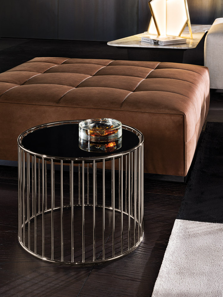 Журнальный стол Minotti Caulfield Gold-Black-Nickel - фото товара