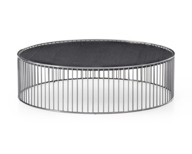 Журнальный стол Minotti Caulfield Gold-Black-Nickel