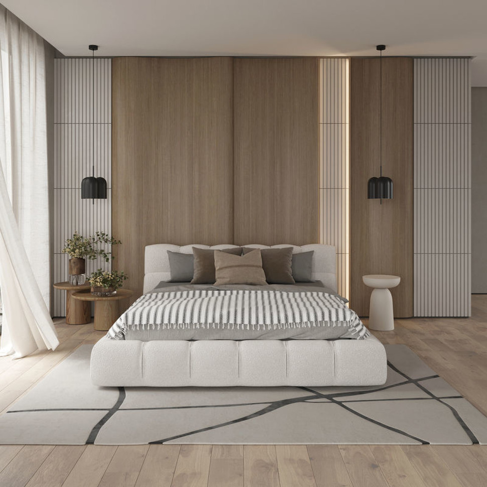 Кровать с решёткой Wanda 160 x 200 Mod Interiors Selection 186 x 248 x 90h nc110864