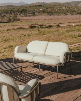 Уличный диван La Forma Joncols 164 x 80 x h75 см, 2-местный, зелёный