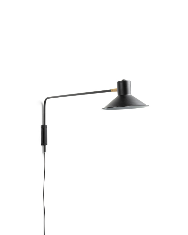 Настенный светильник La Forma Plass 20 x 86 x h33 см, чёрный - фото товара