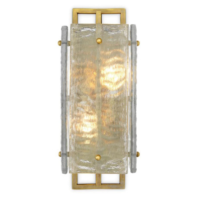 Бра Eichholtz Solara 16 x 15 x h35 см, латунь и стекло ручной работы