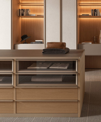 Остров в гардеробную Molteni Gliss Master Island