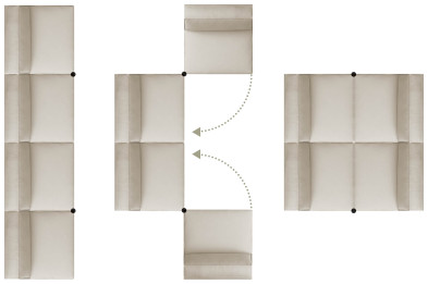 Диван Milano Design Guido Rosati Dennis 