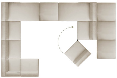 Диван Milano Design Guido Rosati Dennis 