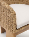Стул La Forma Xoriguer 58 x 64 x h78 см, из искусственного ротанга и эвкалипта