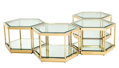 Журнальный столик Sax (4 штуки) Eichholtz Tables And Desks 60 x 52 x 36h nc66322