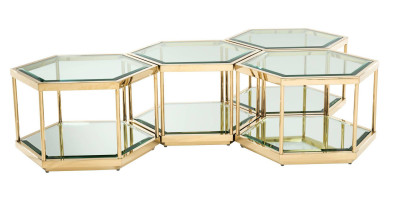 Журнальный столик Sax (4 штуки) Eichholtz Tables And Desks 60 x 52 x 36h nc66322