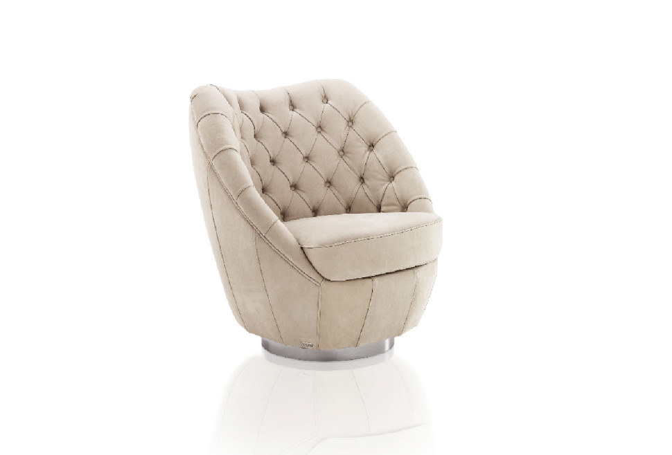 Кресло Dv home collection Royal Capitonné Swivel