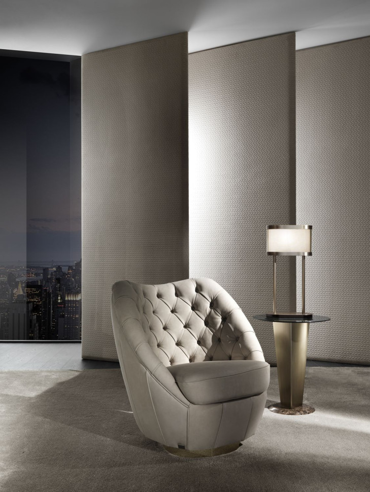 Кресло Dv home collection Royal Capitonné Swivel - фото товара