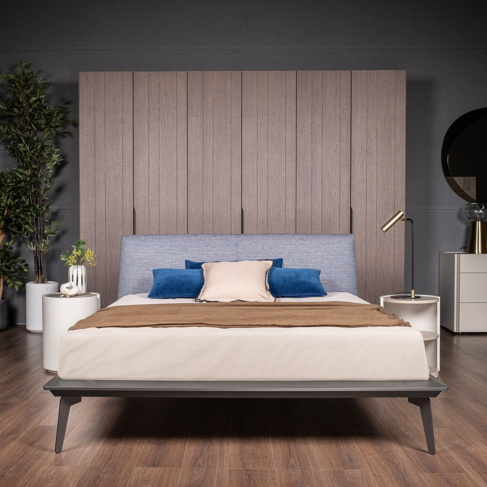 Кровать с решёткой Xilo 2 Alf Dafre Gruppi E Letti 174,5 x 216 x 95,2h nc106157