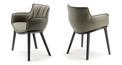 Стул в столовую Cattelan italia Rhonda Wood