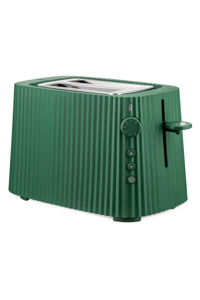 Тостер Alessi Plissé, зеленый