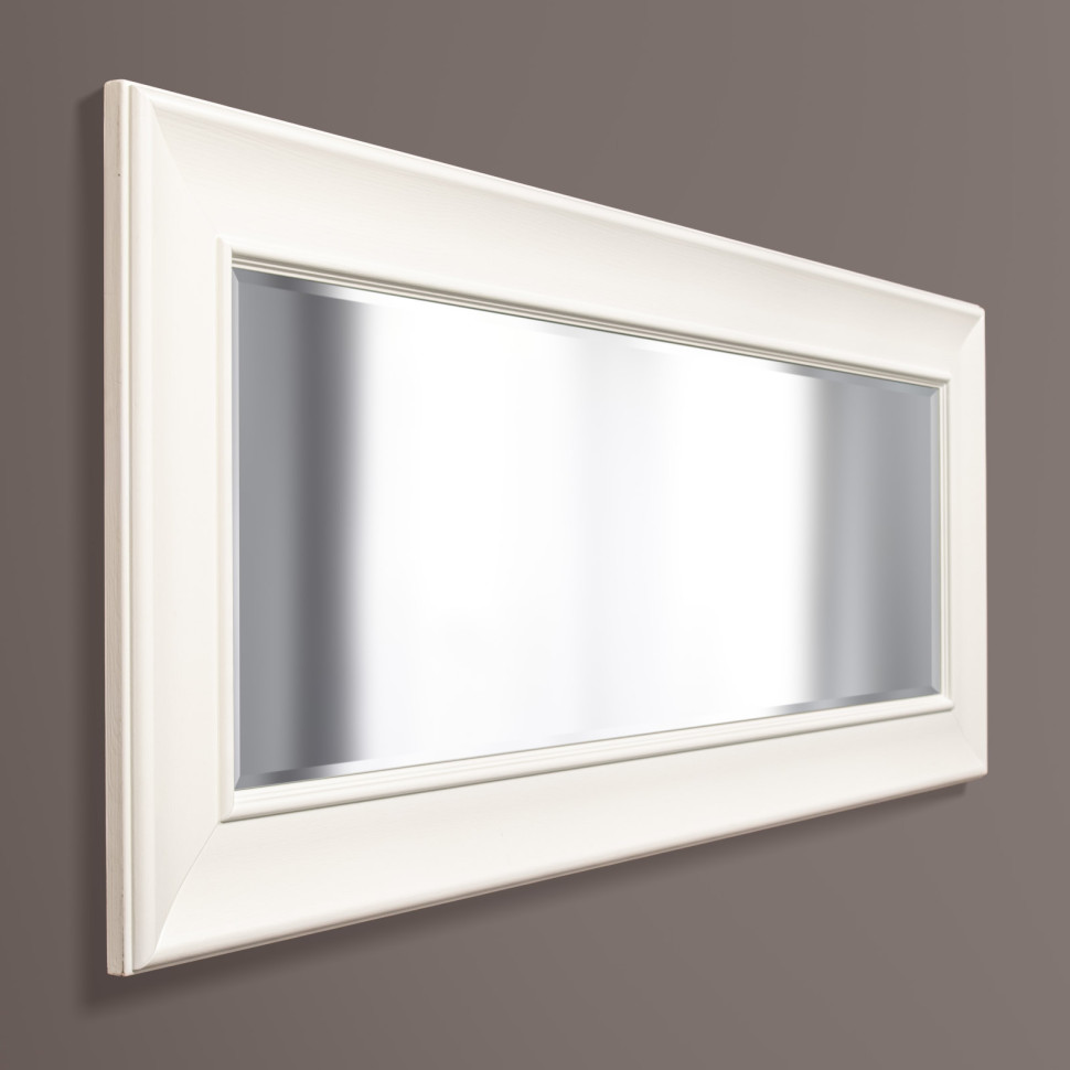 Зеркало Fratelli Barri Pitti Mania 200 x 3 x h80 см, белая рама из ясеня