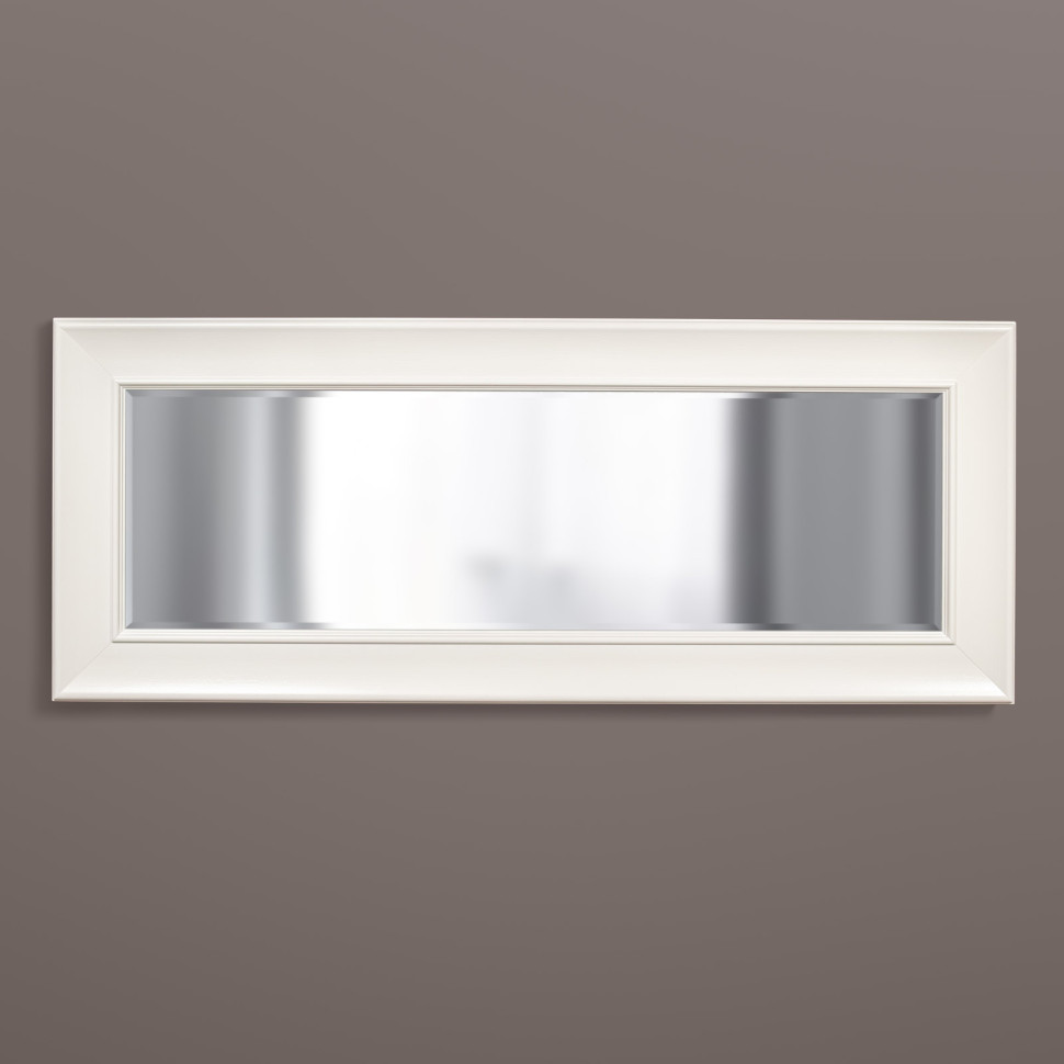 Зеркало Fratelli Barri Pitti Mania 200 x 3 x h80 см, белая рама из ясеня - фото товара