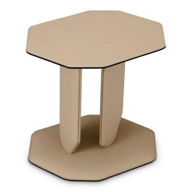 Приставной столик Eichholtz Maurizio 50 x 41,5 x h51,5 см, искусственная кожа