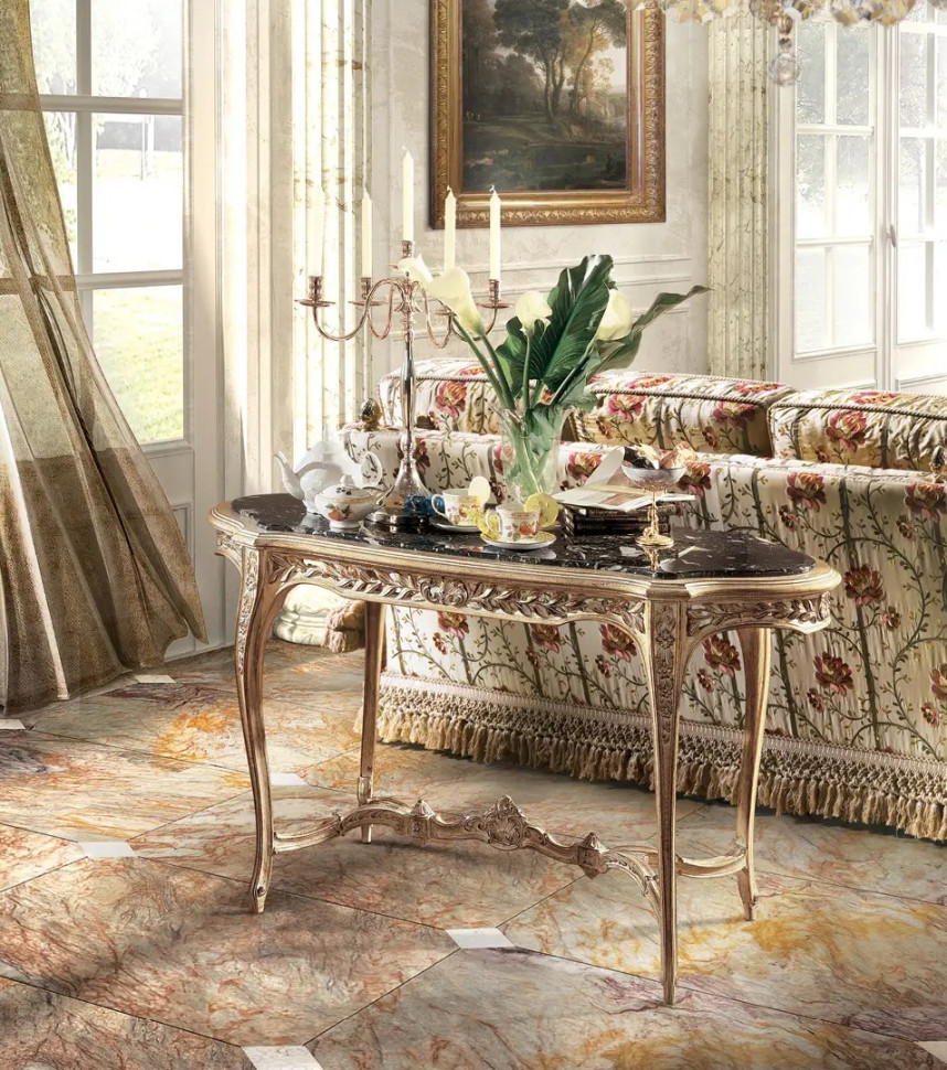 Консоль Angelo Cappellini  Louis XV 9970/L - материал