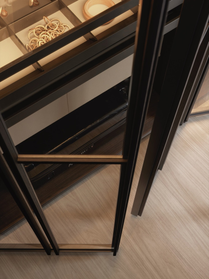 Гардеробная Molteni Gliss Master Meridian Door - материал