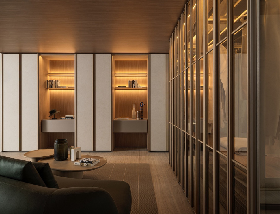 Гардеробная Molteni Gliss Master Meridian Door - стиль