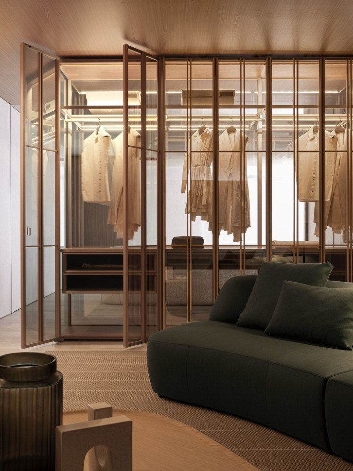 Гардеробная Molteni Gliss Master Meridian Door