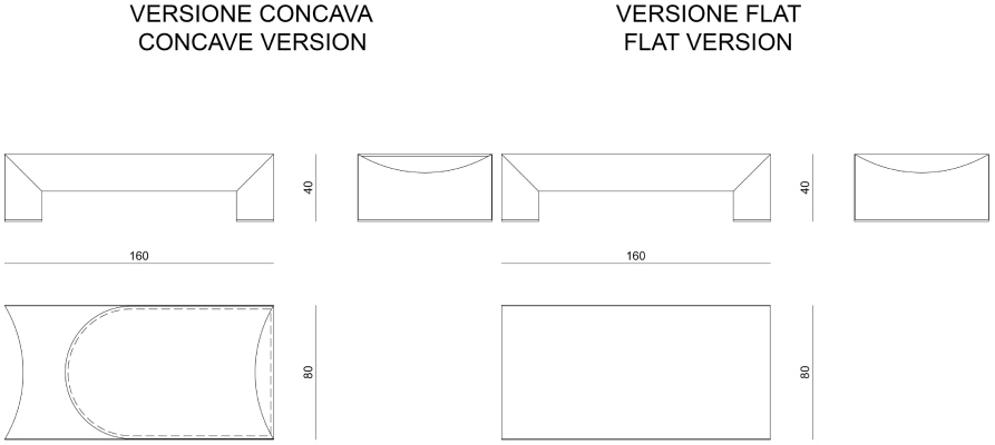 Размеры Журнальный стол Visionnaire Kerwan