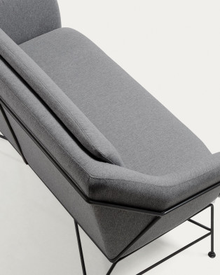 Диван La Forma Brida 128 x 73 x h82 см, графитовый