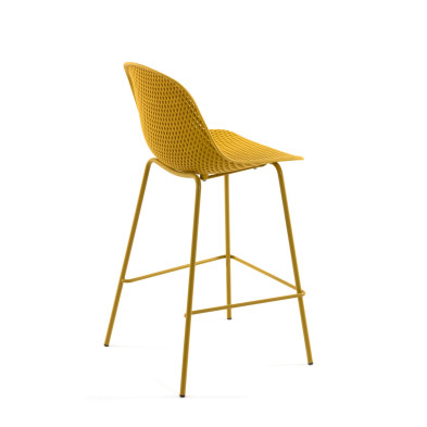 Барный стул La Forma Quinby 49 x 49 x h107 см, жёлтый