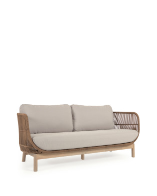 Диван La Forma Catalina 170 x 80 x h78 см, 3-местный, бежевый