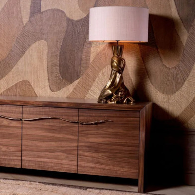 Настольная лампа Eichholtz Banyan 36,5 x 55 x h88 см, с льняным абажуром