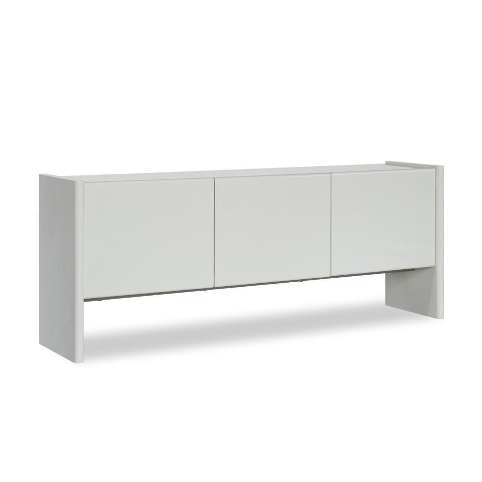 Буфет Mod Interiors Petra 180 x 45 x h70 см, глянцевый светло-бежевый лак - фото товара