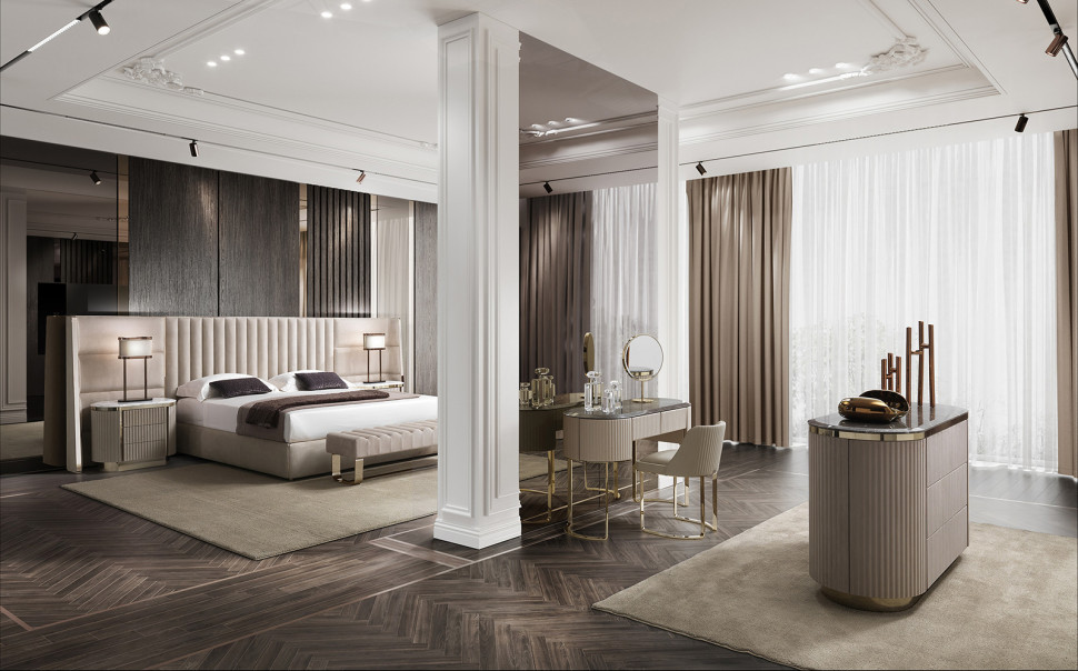 Кровать Dv home collection Beverly Maxi - материал