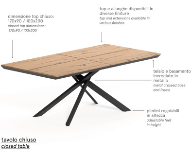 Стол Ozzio design 4 x 4 T240