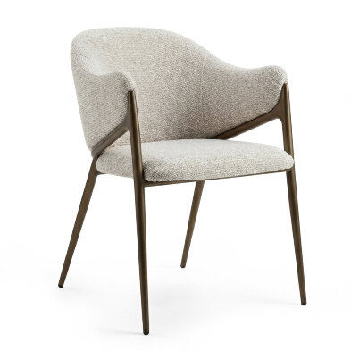 Стул Fratelli Barri Bono 59 x 56 x h79,5 см, с обивкой тканью Milan col. 120