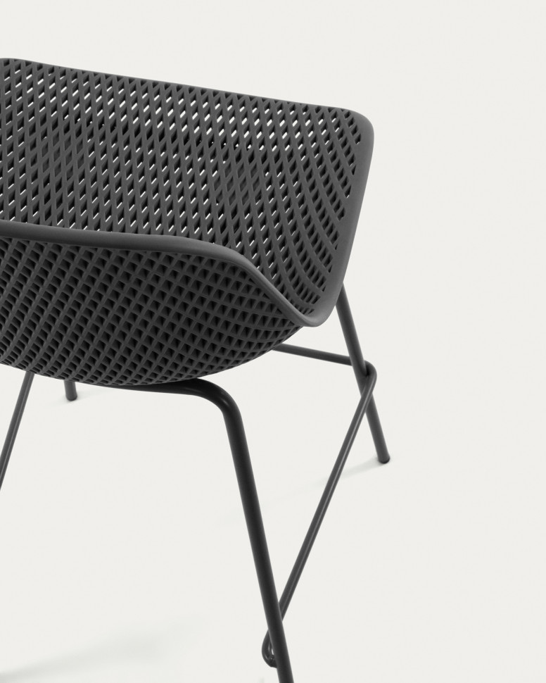 Барный стул La Forma Quinby 49 x 49 x h107 см, серый