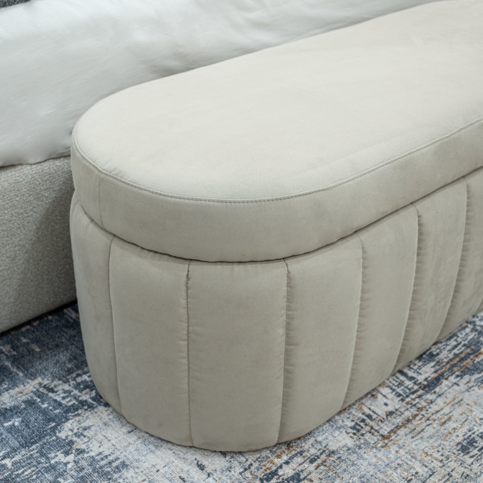 Банкетка Giorgio Casa Desiderio 123 x 48 x h47 см, тканевая обивка - фото товара