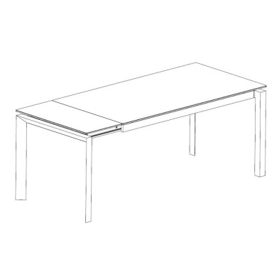 Обеденный стол Mod Interiors Toledo 160/200 x 85 x 76h nc107250