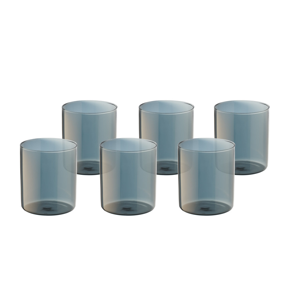 Комплект из 6-ти стаканов для воды SchonhuberFranchi Lime Lux Collection, 450 мл, золотой, стекло