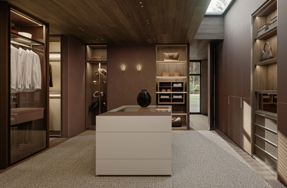Остров в гардеробную Molteni Vetra - материал
