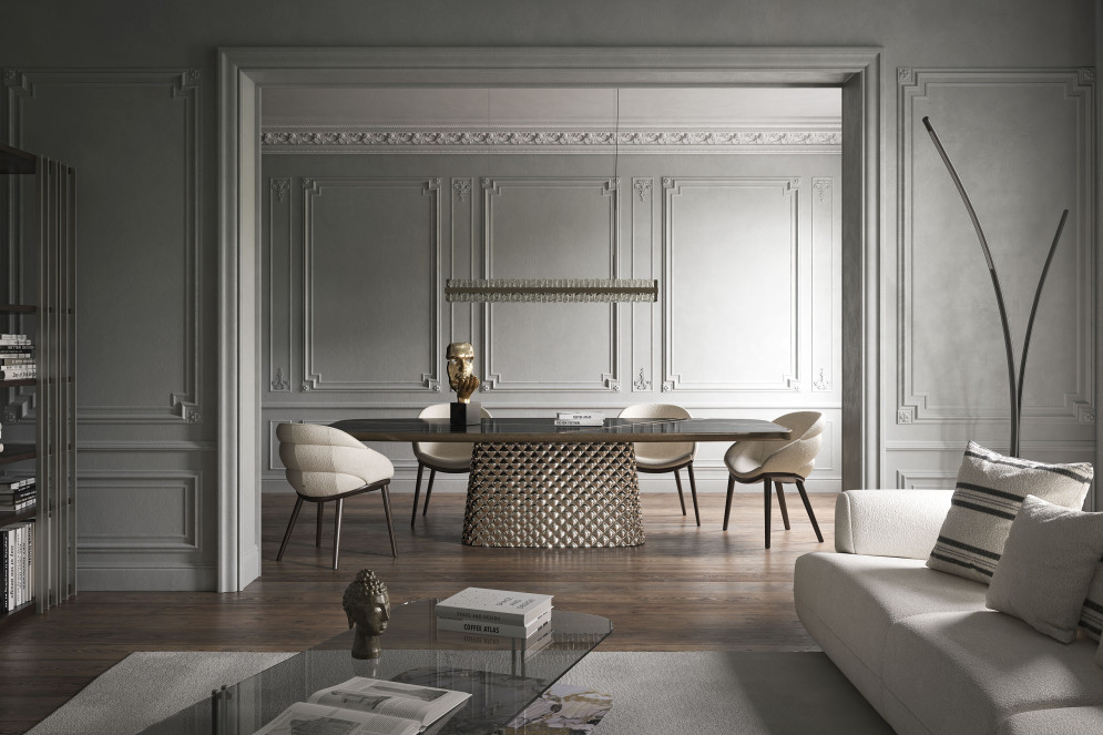 Стол в столовую Cattelan italia Atrium Keramik Premium