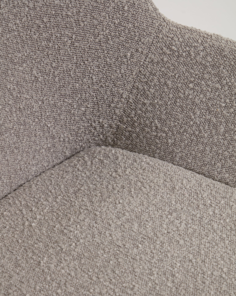 Стул La Forma Konna 59 x 55 x h83 см, светло-серая ткань букле