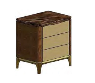 Прикроватная тумбочка Hurtado Soho 63 x 45 x 74h nc42580