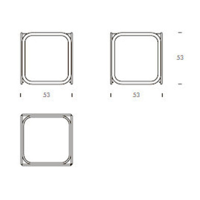 Приставной столик Remind Tonin Casa Modern 53 x 53 x 53h nc65127